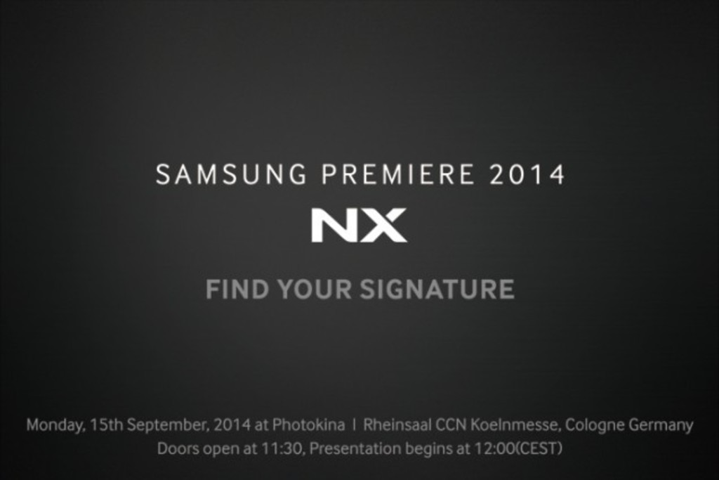 Speciaal calcium Incarijk Samsung teases the NX1! - mirrorlessrumors